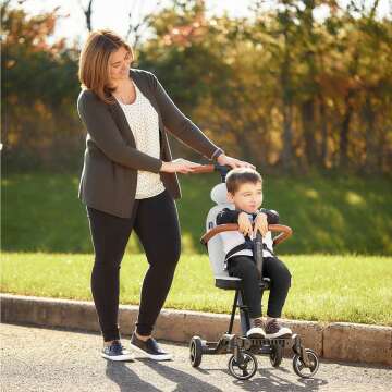 Lightweight Evolur Cruise Rider Stroller - Koala Gray