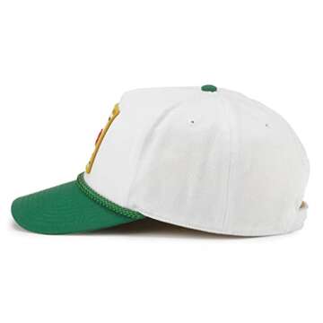 AMERICAN NEEDLE Miller High Life Beer Roscoe Adjustable Snapback Baseball Trucker Hat (23008A-MHL-WHKL)