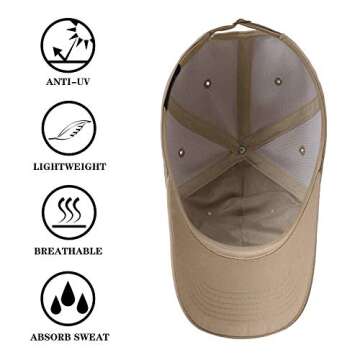 American Flag Tactical Baseball Cap for Men & Women