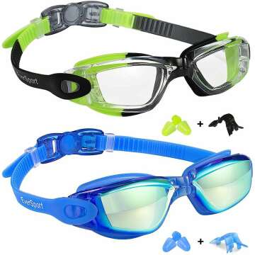 Kids Swim Goggles Set
