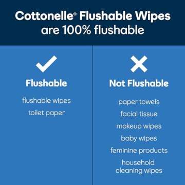 Cottonelle Fresh Care Flushable Wet Wipes, Adult Wet Wipes, 1 Refill Pack, 168 Wipes Per Pack, Packaging May Vary