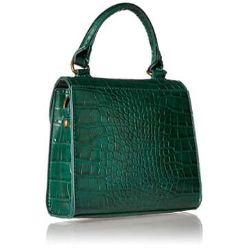 The Drop Women's Diana Top Handle Crossbody Bag - Dark Green