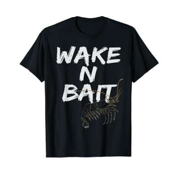 Wake N Bait Fishing Trip Clothing For Saltwater Fishermen T-Shirt