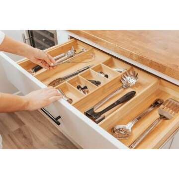 Adjustable Kitchen Drawer Organizer