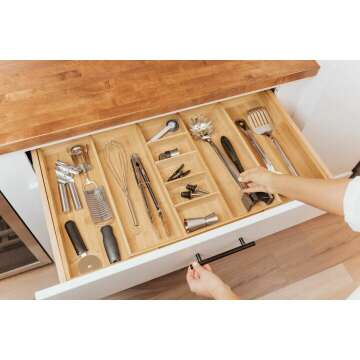 Adjustable Kitchen Drawer Organizer