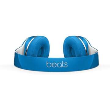 Premium Beats Solo2 Wired Headphones - Luxe Blue