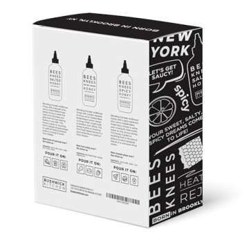 Bushwick Kitchen Bees Knees Honey Sampler Gift Box - Unique Flavors & Recipes