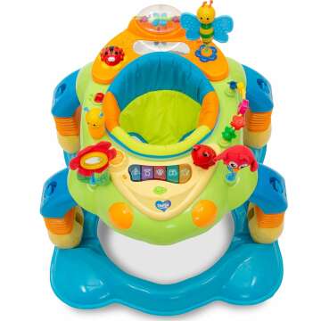 4-in-1 Activity Walker & Rocker for Babies