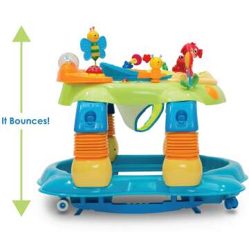 4-in-1 Activity Walker & Rocker for Babies