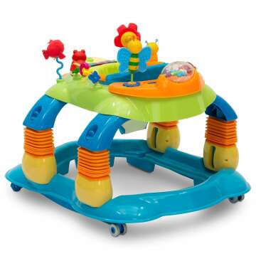 4-in-1 Activity Walker & Rocker for Babies