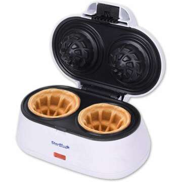 Double Waffle Bowl Maker