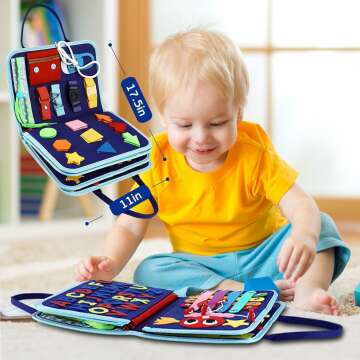 Montessori Busy Board for Toddlers - Learning Made Fun