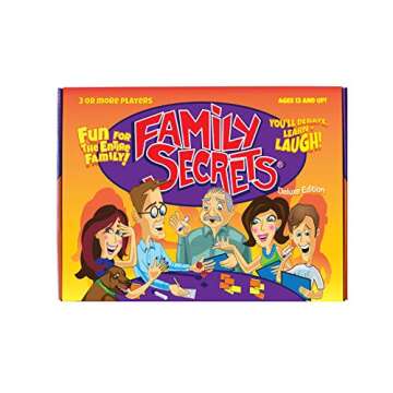 Family Secrets - The Perfect Cross-Generational Family Game. Opens Up Uninhibited Dialogue Between Kids / Teens & Adults / Parents. Deluxe Edition.