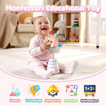 OSIMILY Montessori Toys 1 Year Old for Girls, Travel Sensory Toys for Toddlers 1-3