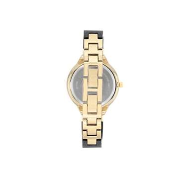 Anne Klein Women's Premium Crystal Accented Resin Bangle Watch