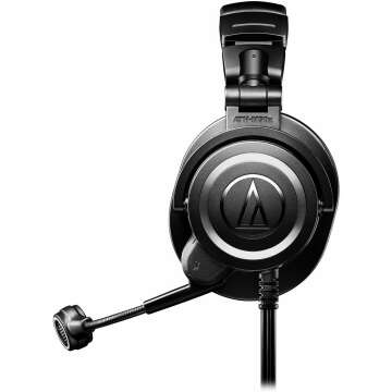 Audio-Technica ATH-M50xSTS Adjustable Streaming Headset