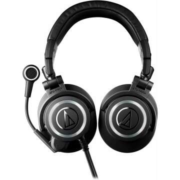 Audio-Technica ATH-M50xSTS Adjustable Streaming Headset