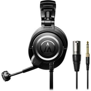 Audio-Technica ATH-M50xSTS Adjustable Streaming Headset