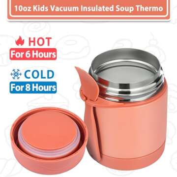 Kids 10oz Insulated Soup Thermo - Leak Proof & Hot