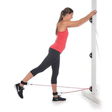 OPTP Resistance Band Wall Anchor Set by Bob and Brad: Wall Mounted Anchors for At Home Resistance Training, Home Gym Workouts, Strength Training, Fitness, and Physical Therapy Exercise