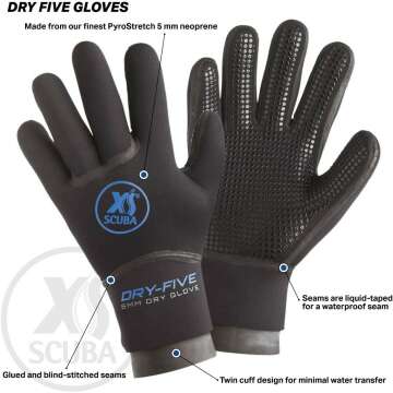 XS Scuba Dry Gloves