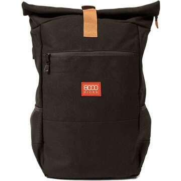 Everyday Hemp Backpack - Lightweight Weatherproof Design, Anti-theft Pocket