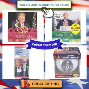 Donald Trump Voice Pop Up Birthday Card with Lights