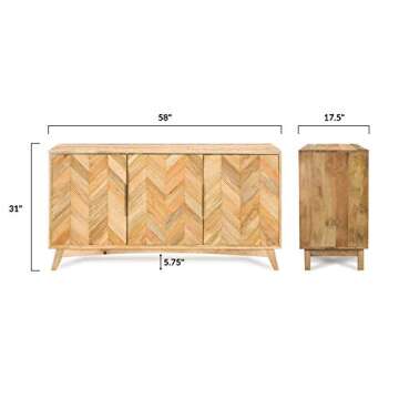 POLY & BARK Seine Sideboard in Natural