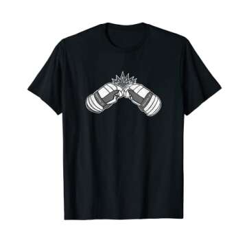 Vintage Lacrosse Glove Fist Bump - Stringers Society x JH T-Shirt