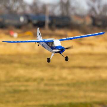 HobbyZone Sport Cub S 2 RC Airplane BNF - Blue & White