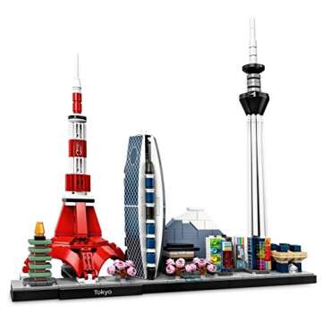 LEGO Architecture Skylines: Tokyo 21051 Building Kit, Collectible Architecture Building Set for Adults (547 Pieces)