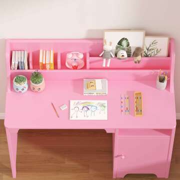 Kids Desk and Chair Set for Study Room