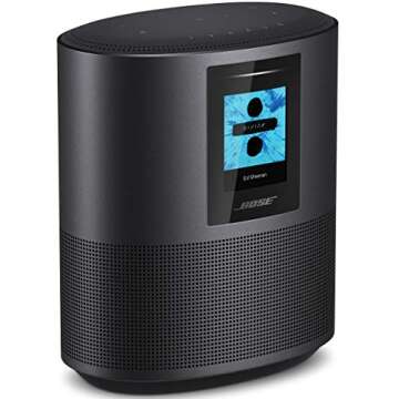 Bose Home Speaker 500: Smart Bluetooth Speaker with Alexa Voice Control Built-in, Black