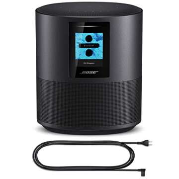 Bose Home Speaker 500: Smart Bluetooth Speaker with Alexa Voice Control Built-in, Black