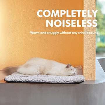 Self Warming Cat Bed - 24x18 Inch Thermal Pet Pad