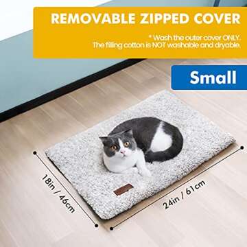 Self Warming Cat Bed 24x18 Inch Thermal Pad