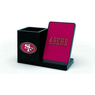 SOAR NFL Wireless Charger & Desktop Organizer - Charge & Organize