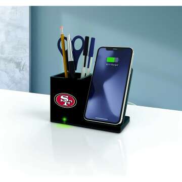 NFL Wireless Charger & Organizer for Your Desk