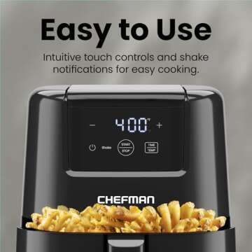 CHEFMAN 2 Qt Digital Mini Air Fryer for Quick Meals