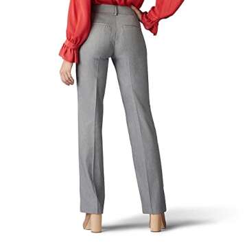 Lee Women's Flex Motion Trouser Pant - Ash Heather