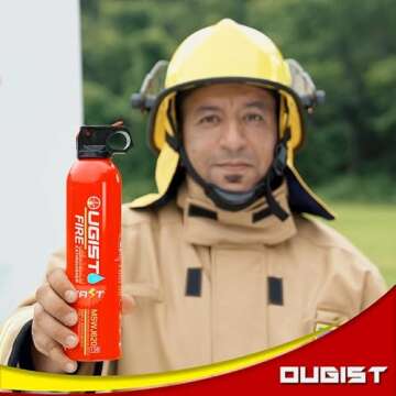 Portable 4 in-1 Fire Extinguisher with Mount