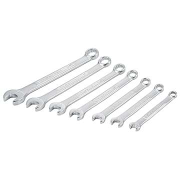 CRAFTSMAN 7-Piece SAE Wrench Set with Convenient Tool Pouch