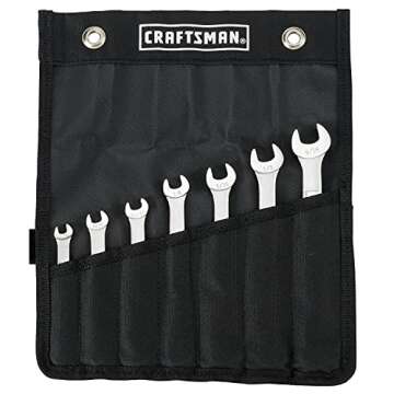 CRAFTSMAN 7-Piece SAE Wrench Set for Easy Organization