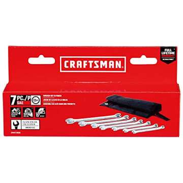 CRAFTSMAN 7-Piece SAE Wrench Set for Easy Organization