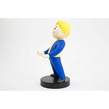 Exquisite Gaming: Fallout 76: Variant Vault Boy - Original Mobile Phone & Gaming Controller Holder, Device Stand, Cable Guys, Licensed Figure