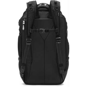 Pacsafe Venturesafe EXP35 Anti Theft Travel Backpack, Black