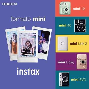 FUJIFILM Instax Mini Monochrome Film - 10 Shots