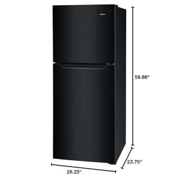 Frigidaire 10.1 Cu. Ft. Compact Refrigerator in Black