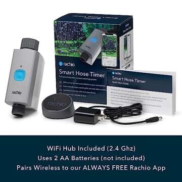 Smart Hose Timer with WiFi Hub - Easy Lawn Care