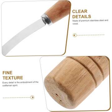 Stainless Steel Handheld Sickle Tool for Fruits